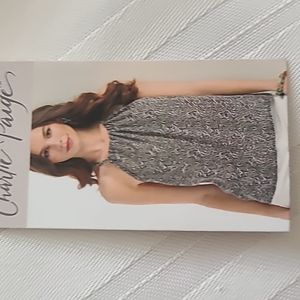 Charlie Paige leopard print halter top size Large